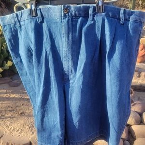Roundtree & Yorke 52 Big Mans Denim Shorts